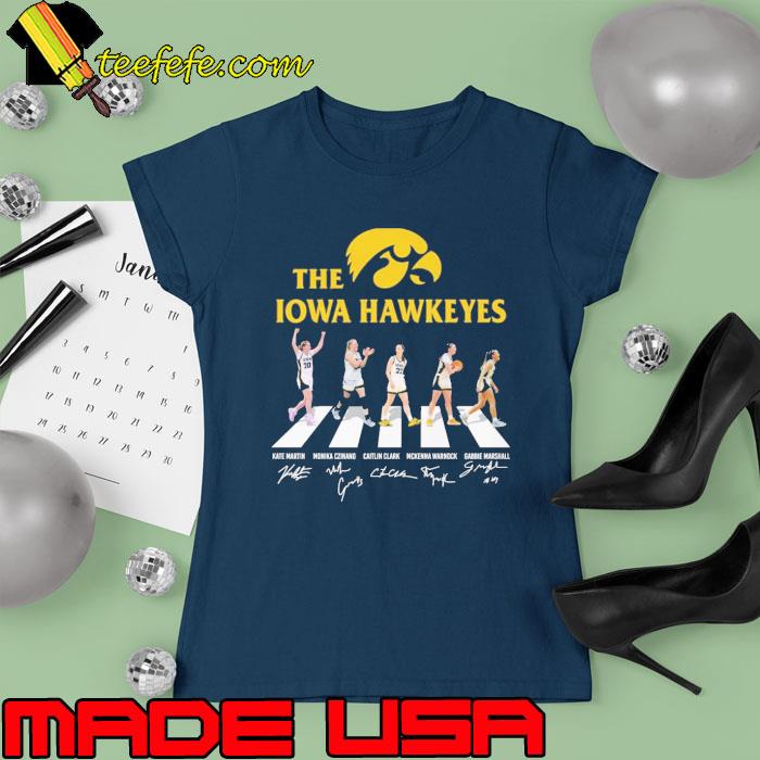 The iowa hawkeyes abbey road signature s Ladies tee The iowa hawkeyes abbey road signature s Ladies tee