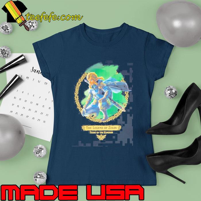 The Legend Of Zelda Tears Of The Kingdom Link Crouching Shirt Ladies tee The Legend Of Zelda Tears Of The Kingdom Link Crouching Shirt Ladies tee