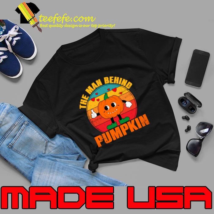 The Man Behind the Pumpkin Vintage Halloween T-Shirt The Man Behind the Pumpkin Vintage Halloween T-Shirt