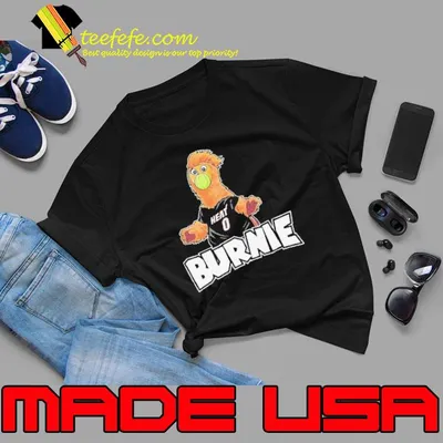 The Miami Heat Store Miami Heat Burnie Mascot Shirt