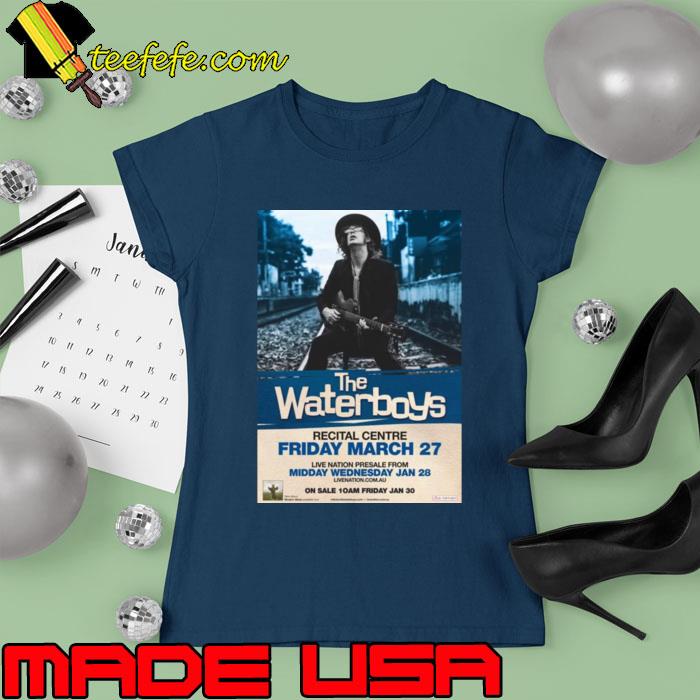 The Waterboys Recital Centre Friday March 27 Concert T-Shirt Ladies tee The Waterboys Recital Centre Friday March 27 Concert T-Shirt Ladies tee