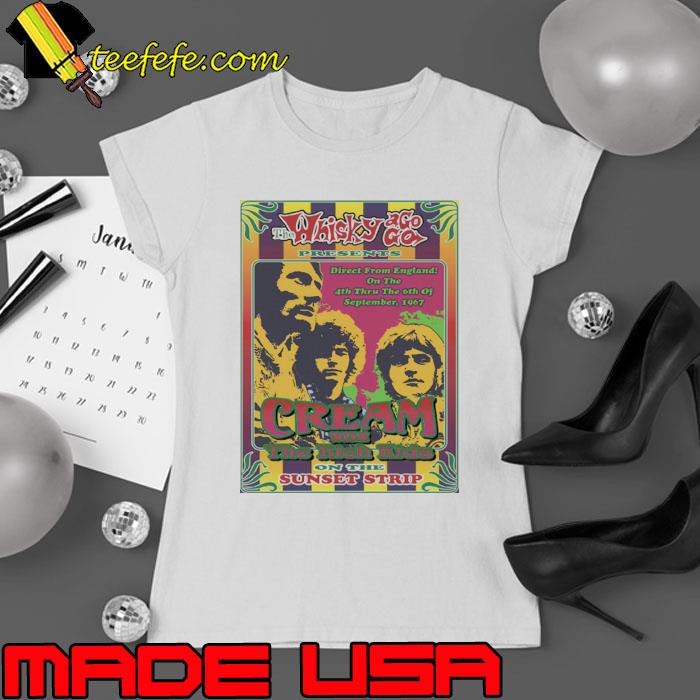 The whisky ago go presents direct from england cream band presents T-Shirt Ladies tee The whisky ago go presents direct from england cream band presents T-Shirt Ladies tee