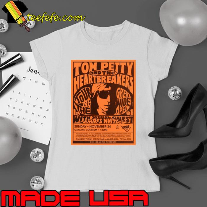 Tom Petty and the heartbreakers tour the chris whiley concert tour T-Shirt Ladies tee Tom Petty and the heartbreakers tour the chris whiley concert tour T-Shirt Ladies tee