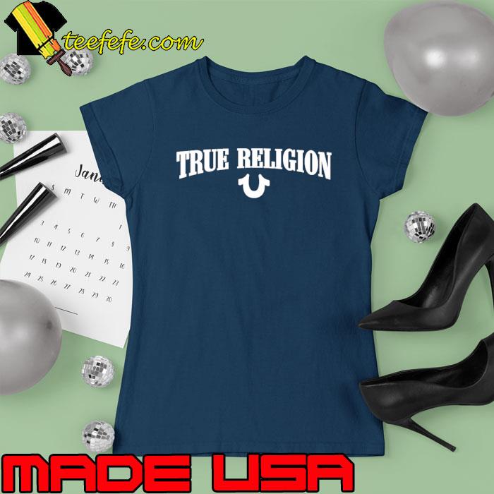 True Religion White Logo Shirt Ladies tee True Religion White Logo Shirt Ladies tee