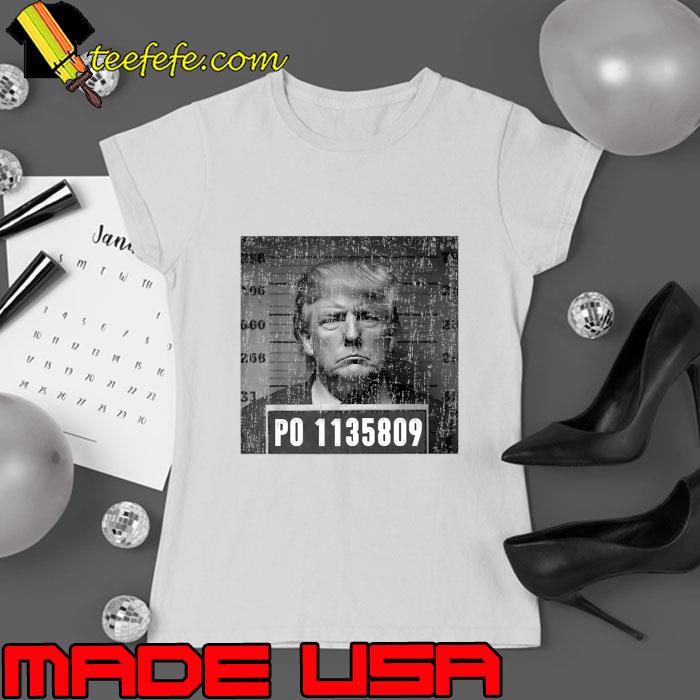 Trump Never Surrender Mug Shot Free Trump P0 1135809 T-Shirt Ladies tee Trump Never Surrender Mug Shot Free Trump P0 1135809 T-Shirt Ladies tee