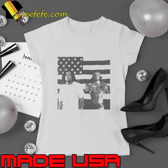 Usa Flag Stankonia American hip hop duo Outkast T-Shirt Ladies tee Usa Flag Stankonia American hip hop duo Outkast T-Shirt Ladies tee