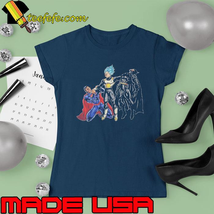 Vegeta vs Superman And Batman s Ladies tee Vegeta vs Superman And Batman s Ladies tee