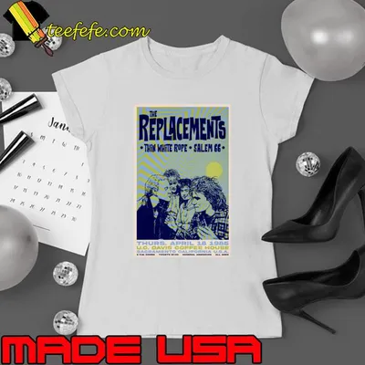 Vintage 1985 The Replacements Thin White Rope Salem 66 Concert T-Shirt