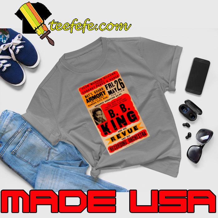 Vintage BB King Recording Orchestra Club Modern Madams Concert T-Shirt Unisex Vintage BB King Recording Orchestra Club Modern Madams Concert T-Shirt Unisex