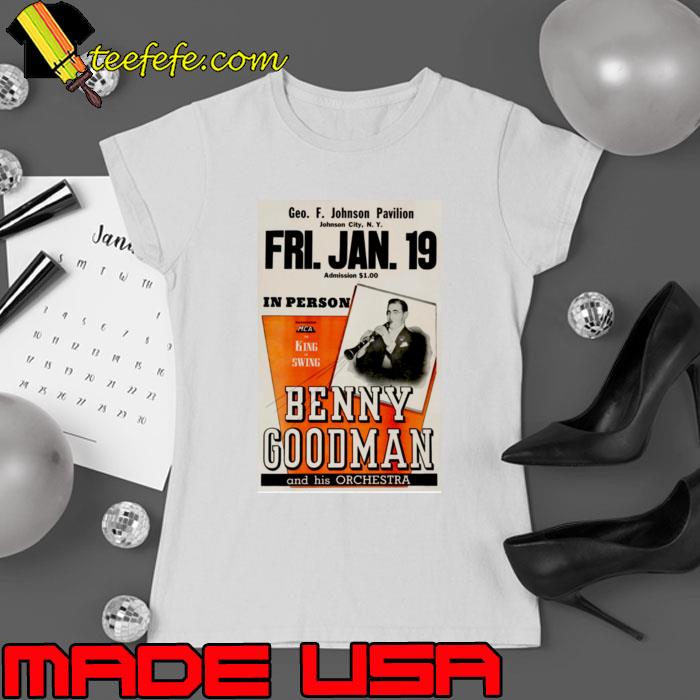 Vintage Benny Goodman and his orchestra in person concert T-Shirt Vintage Benny Goodman and his orchestra in person concert T-Shirt