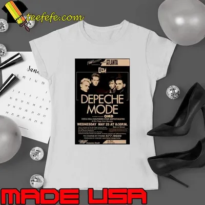 Vintage Depeche Mode Ro Coca Cola Southern Star Amphitheatre Concert T-Shirt