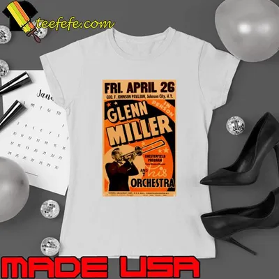 Vintage Glenn Miller Geo F Johnson Pavilion Concert T-Shirt
