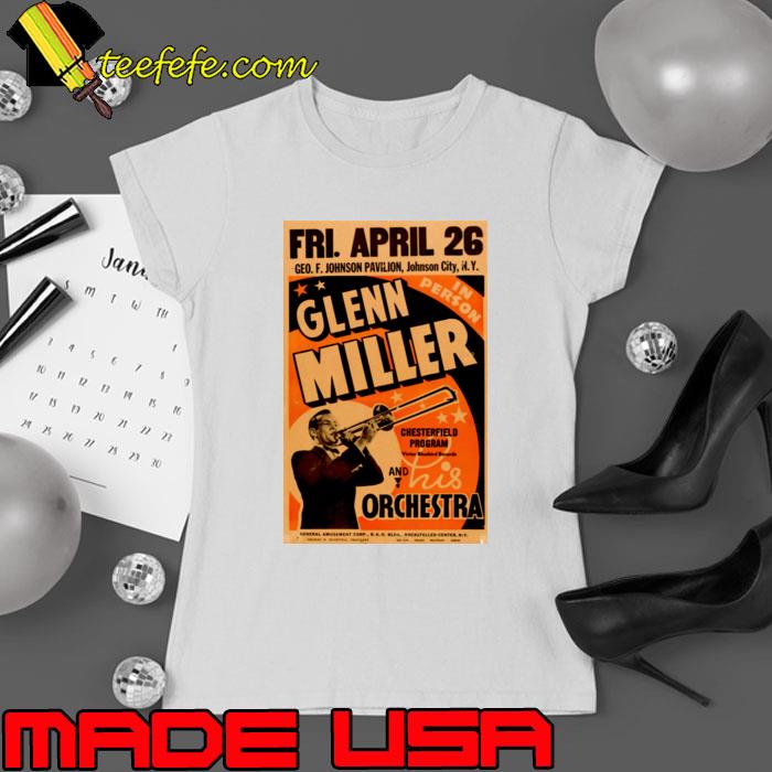 Vintage Glenn Miller Geo F Johnson Pavilion Concert T-Shirt Vintage Glenn Miller Geo F Johnson Pavilion Concert T-Shirt