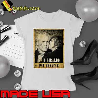 Vintage Pat Benatar And Neil Giraldo Fan T-Shirt