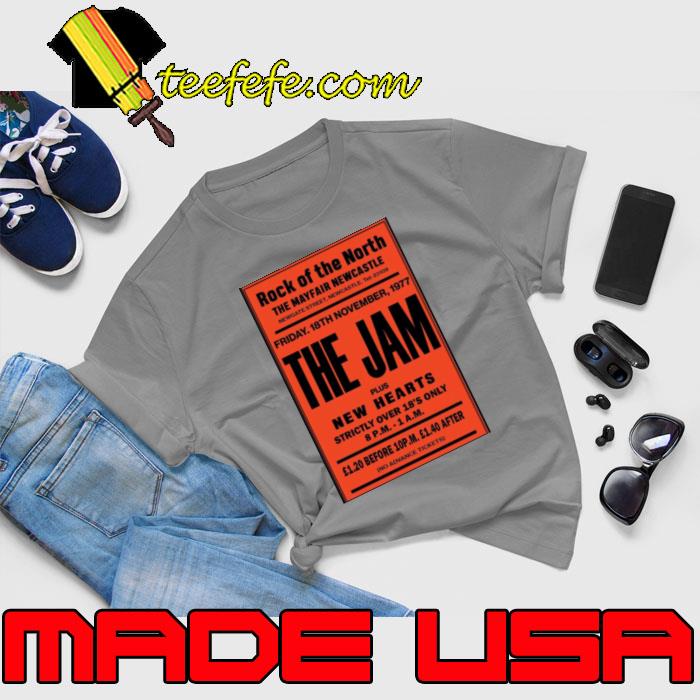 Vintage Rock Of The North The Mayfair Newcastle The Jam Concert T-Shirt Unisex Vintage Rock Of The North The Mayfair Newcastle The Jam Concert T-Shirt Unisex