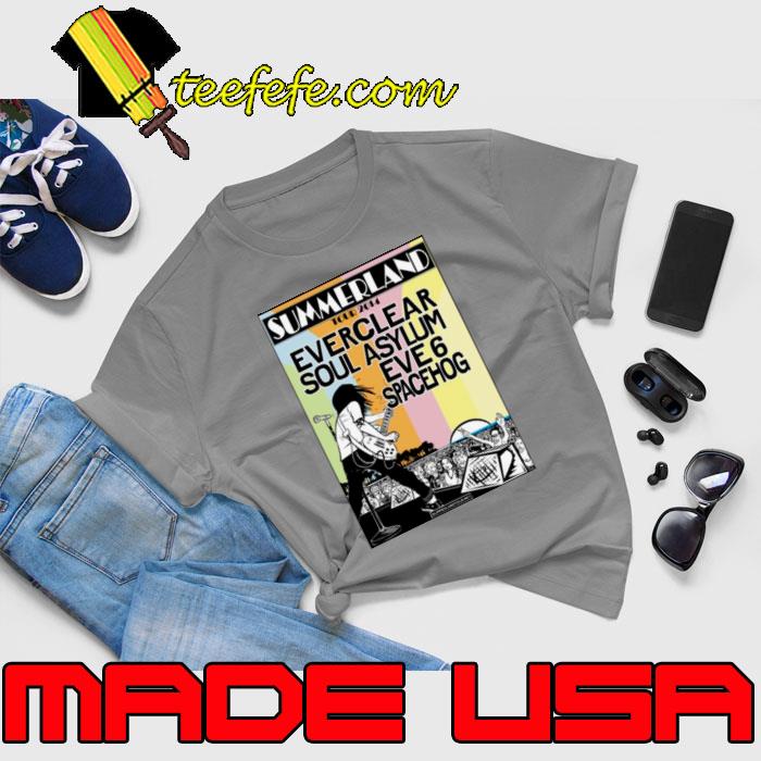 Vintage Summerland Tour 2014 Everclear Soul Asylum Concert T-Shirt Unisex Vintage Summerland Tour 2014 Everclear Soul Asylum Concert T-Shirt Unisex