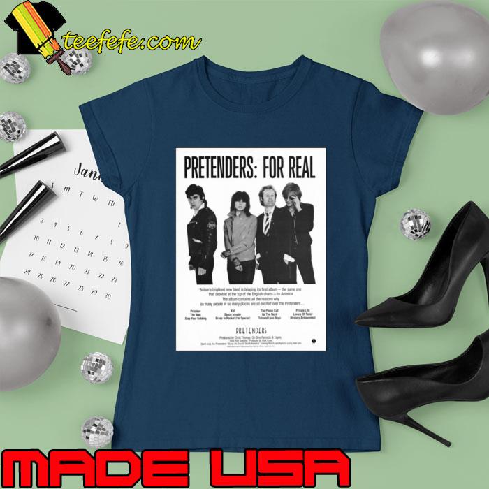 Vintage The Pretenders For Real concert T-Shirt Ladies tee Vintage The Pretenders For Real concert T-Shirt Ladies tee
