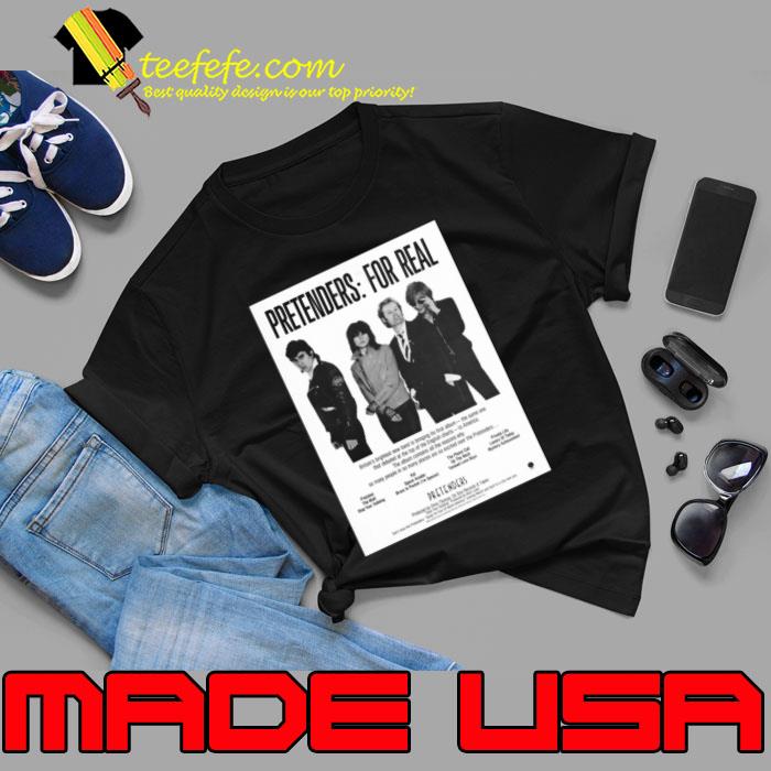 Vintage The Pretenders For Real concert T-Shirt