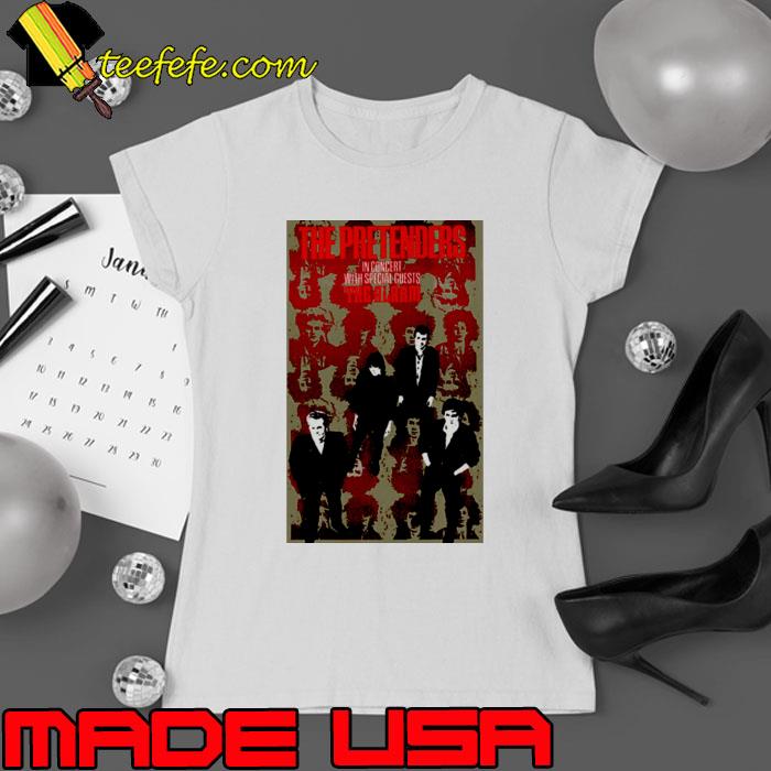 Vintage The Pretenders in concert with special guests the alarm T-Shirt Ladies tee Vintage The Pretenders in concert with special guests the alarm T-Shirt Ladies tee