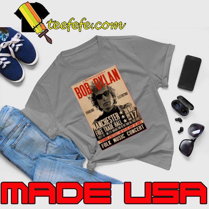 Vintage Tito Burns Presents Bob Dylan Manchester Free Trade Hall Concert T-Shirt Unisex Vintage Tito Burns Presents Bob Dylan Manchester Free Trade Hall Concert T-Shirt Unisex