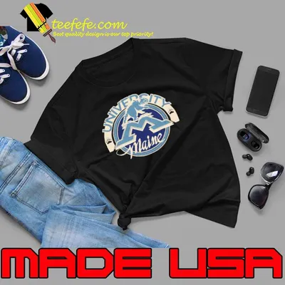 Vintage University Of Maine Logo Shirt