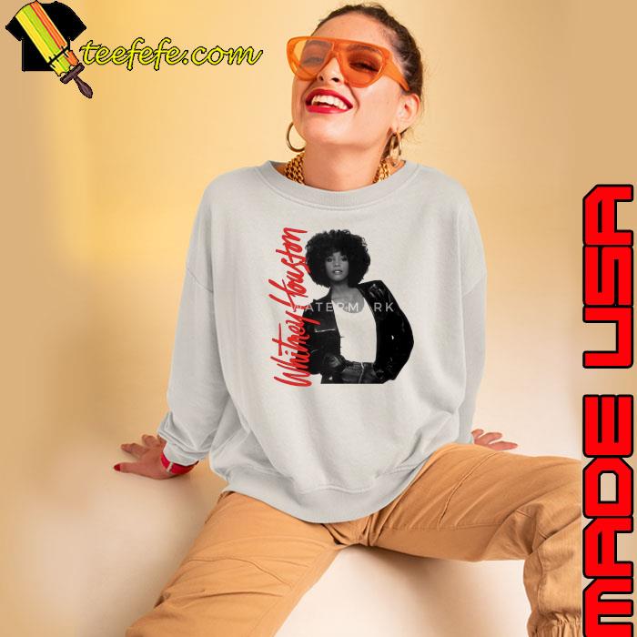 Whitney Houston Photo And Pink Nameplate shirt Whitney Houston Photo And Pink Nameplate shirt