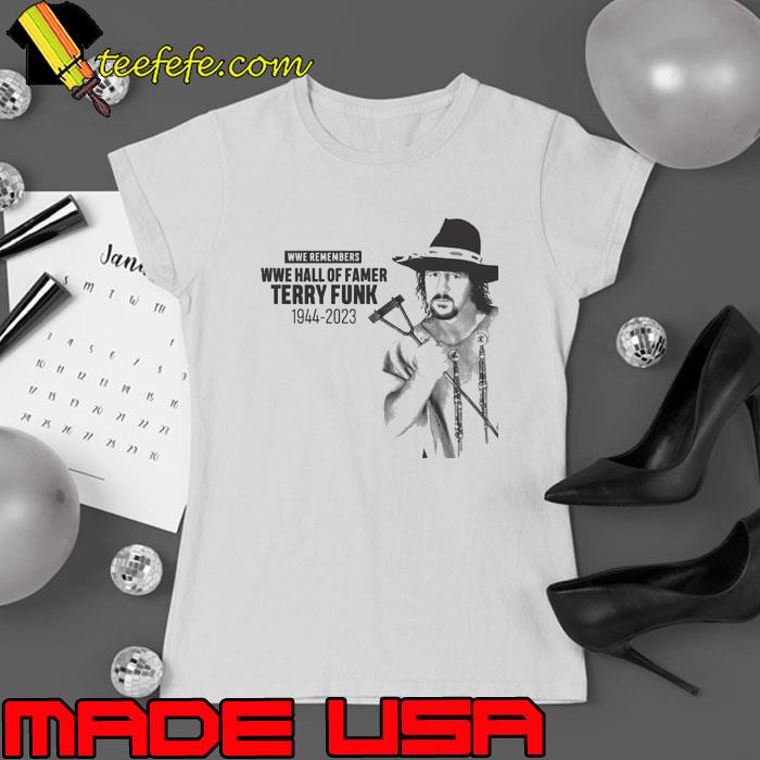 WWE Remembers WWE Hall Of Famer Terry Funk 1944-2023 Thank You For The Memories shirt