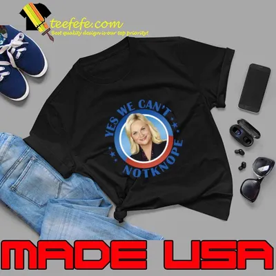 Yes We Can't Notknope Stars Parks and Recreation Leslie Knope Campaign T-Shirt