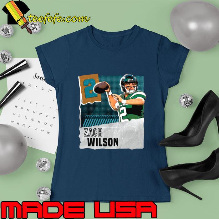 Zach Wilson American football quarterback for the NY Yets T-Shirt Ladies tee Zach Wilson American football quarterback for the NY Yets T-Shirt Ladies tee