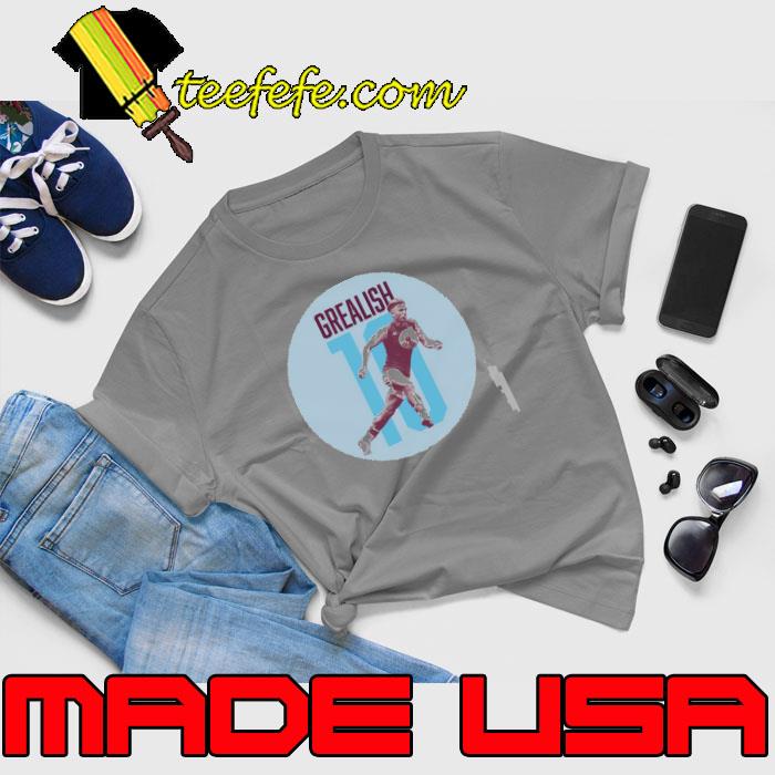 #10 English Football Sport Jack Grealish Art Shirt Unisex #10 English Football Sport Jack Grealish Art Shirt Unisex