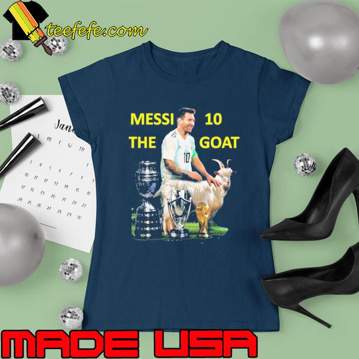#10 Goat Lionel Messi With All Cups Shirt Ladies tee #10 Goat Lionel Messi With All Cups Shirt Ladies tee