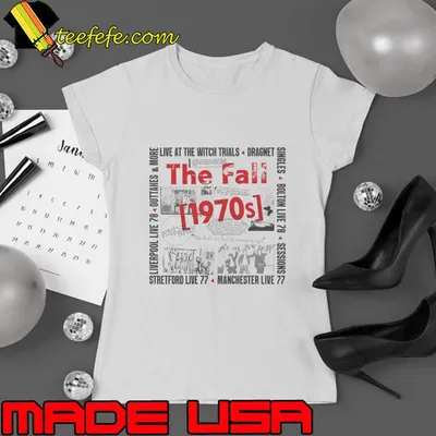 1970s The Fall Stretford live 77 manchester live 77 live at the witch trials T-Shirt