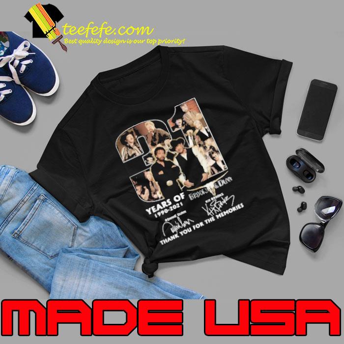 31 Years The Brooks And Dunn 1990 2021 Signatures Thank You For The Memories Shirt Unisex 31 Years The Brooks And Dunn 1990 2021 Signatures Thank You For The Memories Shirt Unisex