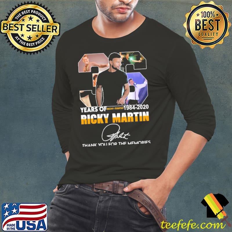 36th Years Anniversary Ricky Martin 1984 2020 Shirt Long Sleeve Tee 36th Years Anniversary Ricky Martin 1984 2020 Shirt Long Sleeve Tee