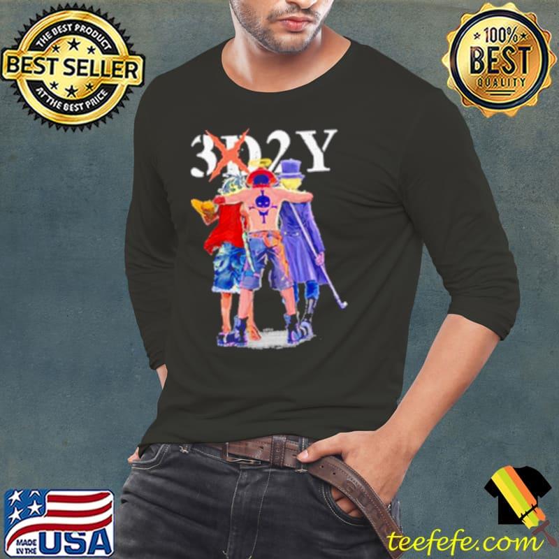 3D2Y One Piece Anime Monkey D Luffy s Long Sleeve Tee 3D2Y One Piece Anime Monkey D Luffy s Long Sleeve Tee