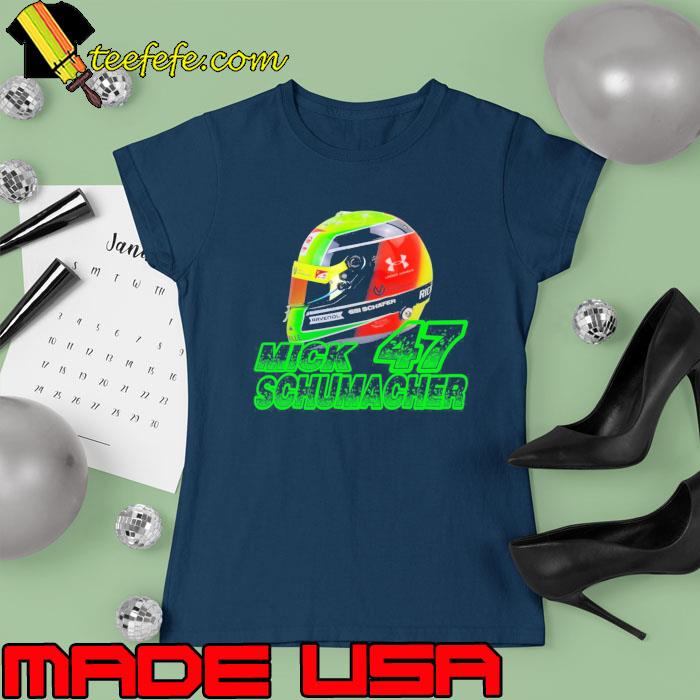 #47 Mick Schumacher The Helmet Shirt Ladies tee #47 Mick Schumacher The Helmet Shirt Ladies tee