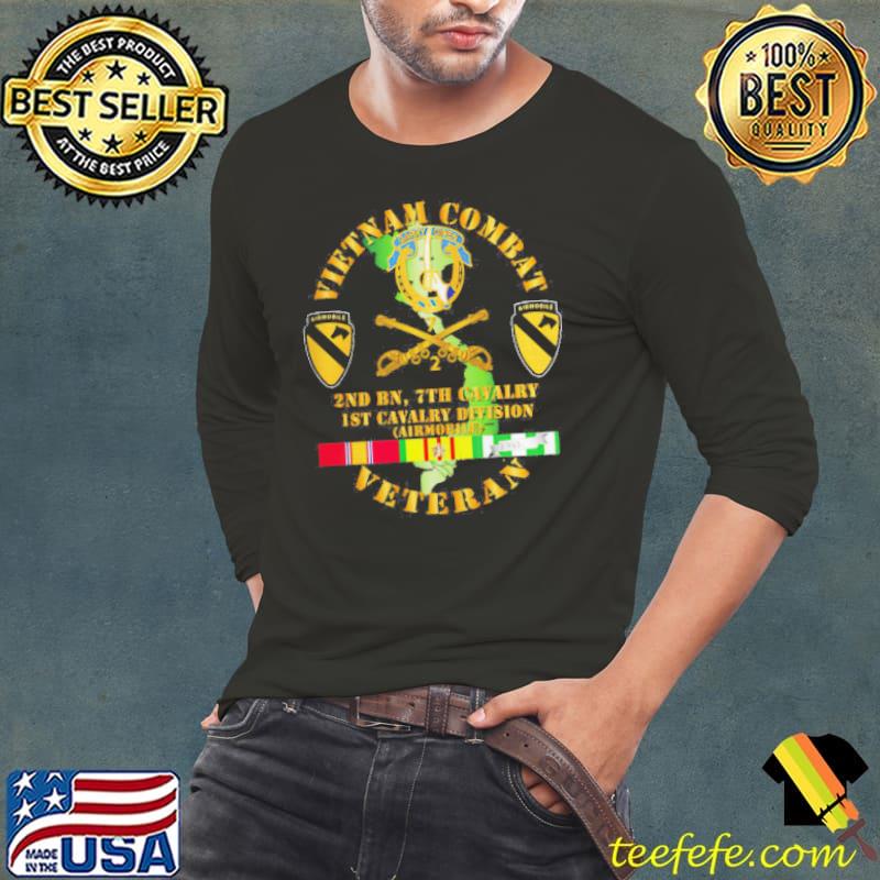 5th Cavalry Regiment Airmobile Vietnam War s Long Sleeve Tee 5th Cavalry Regiment Airmobile Vietnam War s Long Sleeve Tee