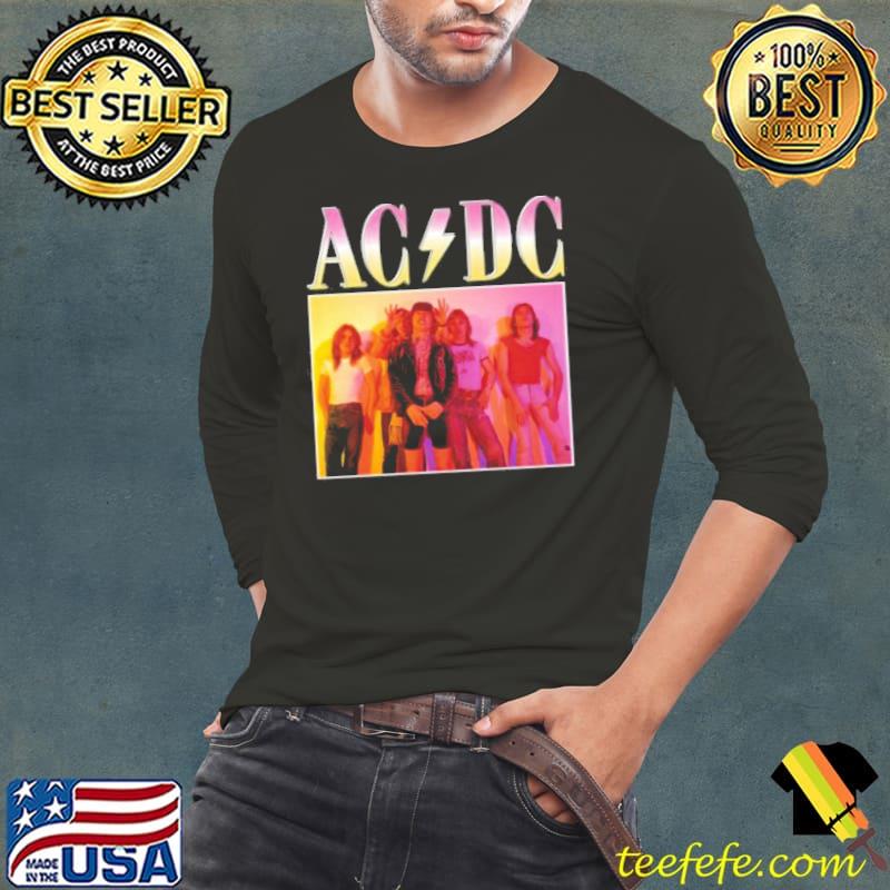 AC DC Music Band Shirt Long Sleeve Tee AC DC Music Band Shirt Long Sleeve Tee