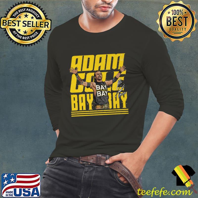 Adam Cole Bold Signature professional wrestler currently T-Shirt Long Sleeve Tee Adam Cole Bold Signature professional wrestler currently T-Shirt Long Sleeve Tee