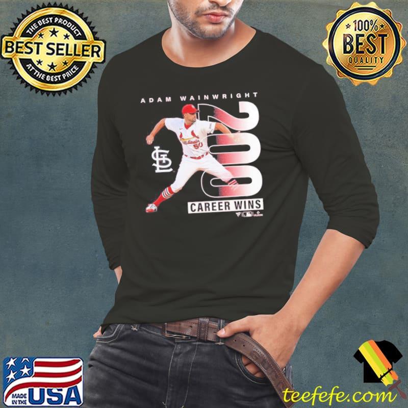 adam Wainwright St Louis Cardinals Fanatics Branded 200th Career Win Shirt Long Sleeve Tee adam Wainwright St Louis Cardinals Fanatics Branded 200th Career Win Shirt Long Sleeve Tee