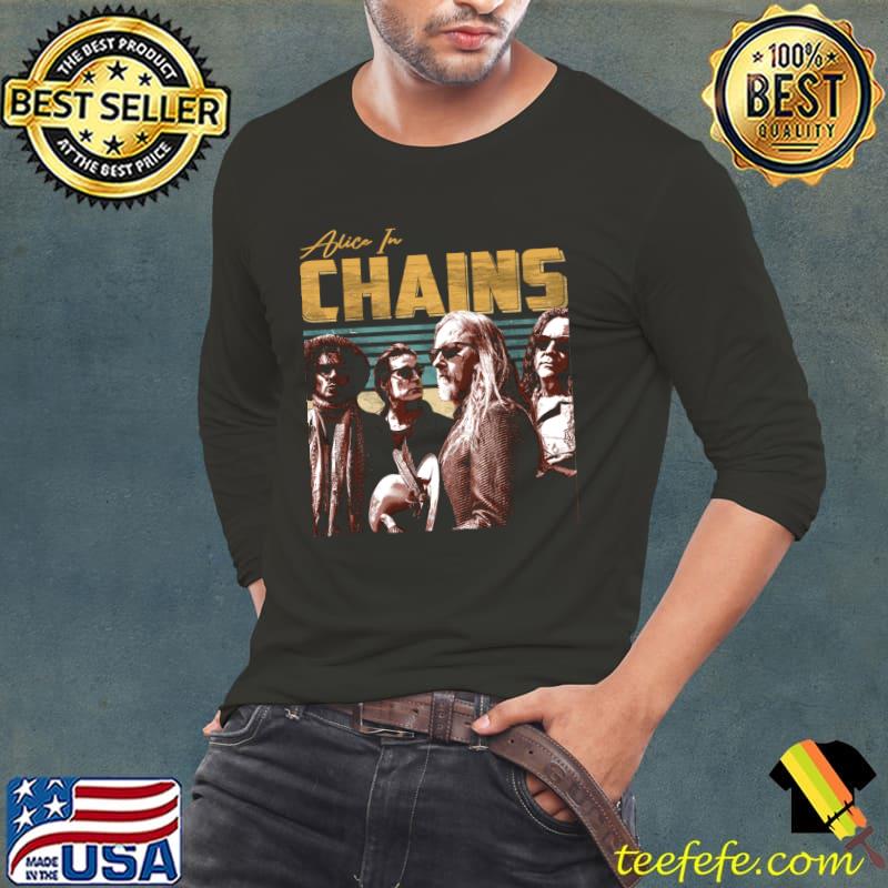 Alice In Chains Facelift Era Vintage American rock band from Seattle T-Shirt Long Sleeve Tee Alice In Chains Facelift Era Vintage American rock band from Seattle T-Shirt Long Sleeve Tee