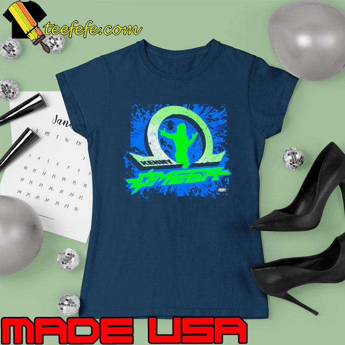 All elite wrestling kenny omega time trigger blue and green Shirt Ladies tee All elite wrestling kenny omega time trigger blue and green Shirt Ladies tee