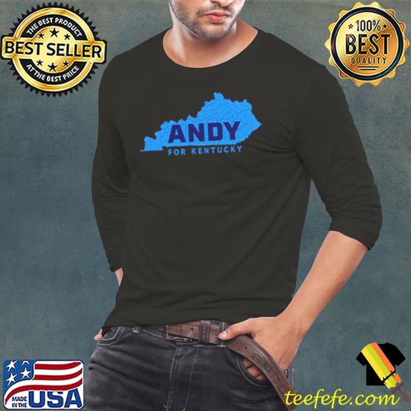 Andy For Kentucky Map Shirt Long Sleeve Tee Andy For Kentucky Map Shirt Long Sleeve Tee