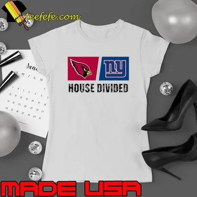 Arizona Cardinals vs New York Giants House Divided Shirt