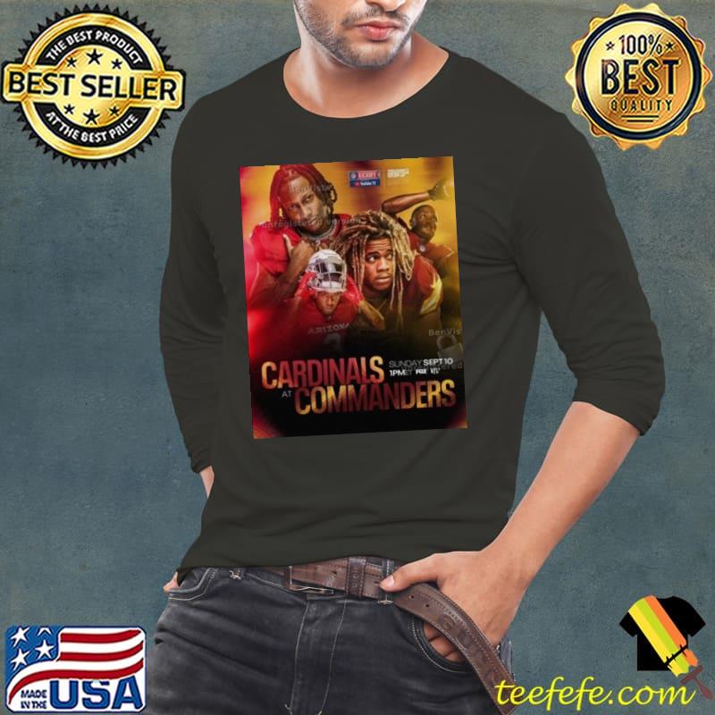 Arizona Cardinals Vs Washington Commanders 2023 NFL Kickoff Shirt Long Sleeve Tee Arizona Cardinals Vs Washington Commanders 2023 NFL Kickoff Shirt Long Sleeve Tee