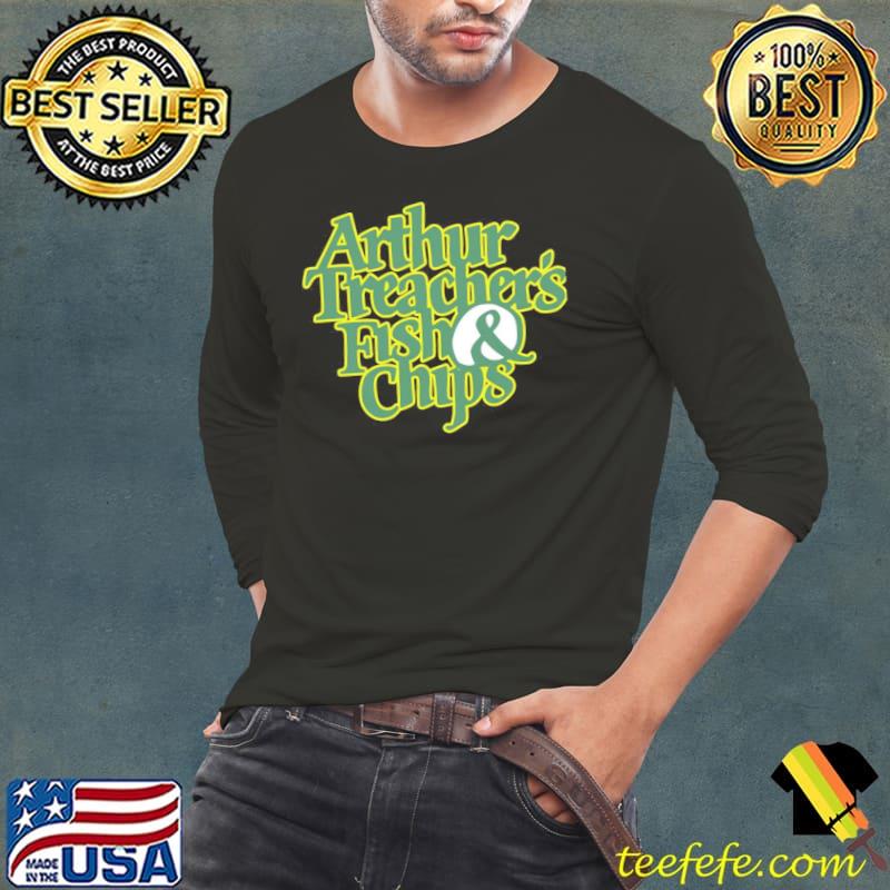 Arthur Treacher’s Fish & Chips Shirt Long Sleeve Tee Arthur Treacher’s Fish & Chips Shirt Long Sleeve Tee