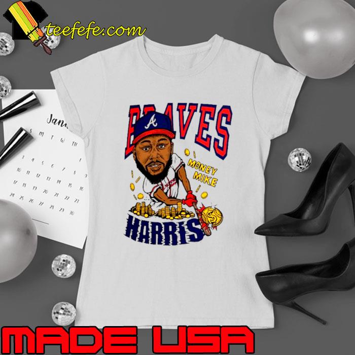 Atlanta Braves Michael Harris Ii Homage Caricature Tri blend shirt