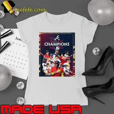 Atlanta Braves NL East Champions 2023 Poster Shirt