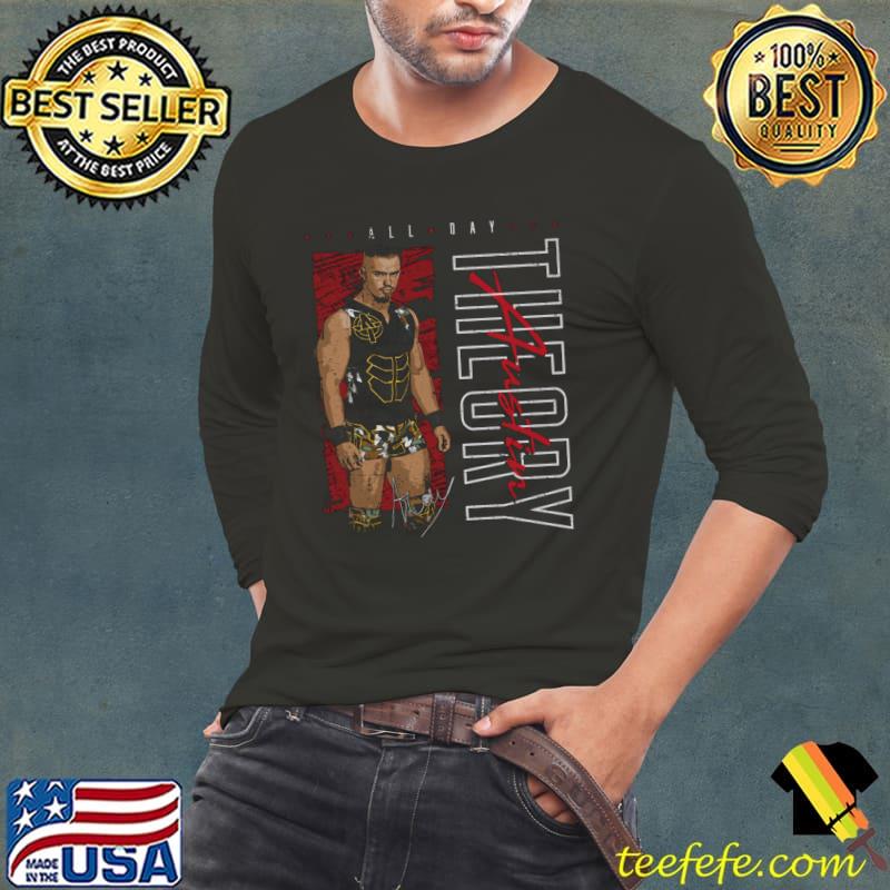 Austin Theory professional wrestler and bodybuilder All Day Signature T-Shirt Long Sleeve Tee Austin Theory professional wrestler and bodybuilder All Day Signature T-Shirt Long Sleeve Tee