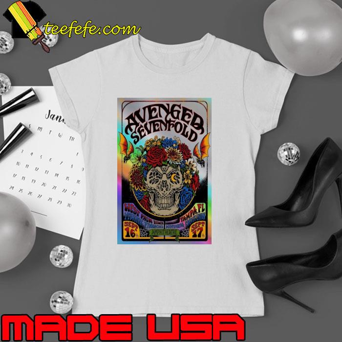 Avenged Sevenfold Sept 16 17, 2023 West Palm Beach iTHINK Financial Amphitheatre Poster Shirt